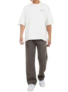 Good for Nothing Men's T-Shirts Comfortable Versatile Lightweight Vacation School Casual MTS-149GFN1101 - Black and White - View 6
