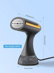 Teckwe Handheld Steamer Iron For Clothes,Portable Steamer For Clothes,1500w Auto Shut-Off Garment Steamer For Travel And Home,300ML Detachable Water Tank,One Click To Open -UK Plug