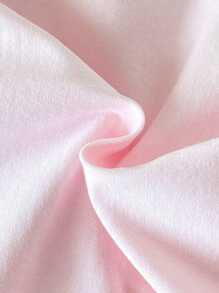 Set da 3 canottiere in cotone morbido senza maniche con stampa carina 'Love' a coniglietto, colori rosa e blu, per ragazze giovani