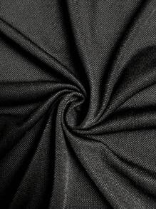 Manfinity Dauomo Men's Round Neck Short Sleeve Racing Car Logo T-Shirt - Black - View 4