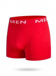 Men's Striped & Letter Print Fashion Boxer Briefs, Suitable For Daily Wear 6 Pcs, - Multicolor - View 18