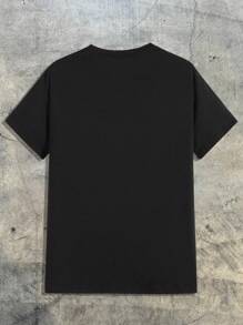 AXEPEAK Men Crew Neck Short Sleeve Graphic Tee, Colorful Summer Polyester Reflective T-Shirt, Streetwear Fashion, Couple Things