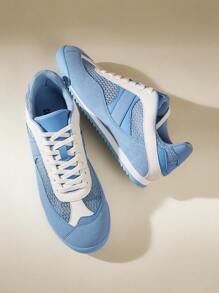 CUCCOO EASI 女士时尚百搭休闲透气运动鞋 - 藍色 - 查看 8