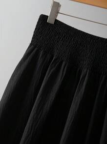 Regalyn Conjunto de vacaciones de top tipo camiseta con volantes y falda para mujer de talla grande