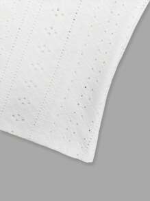 Chiquease Summer Fashion Solid Color Hollow Out Embroidered Applique Elegant Camisole - White - View 3