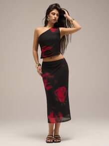 SHEIN Forever 21 Trang phục hai mảnh dành cho phụ nữ mặc hàng ngày - Nhiều màu - Xem 1