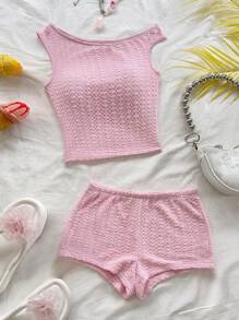 Soleia Damen Zweiteiler Outfit für den täglichen Gebrauch