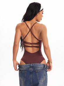 Easithlete 无缝露背紧身衣，夏季时尚