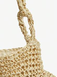 SHEIN SXY Bolsa tiracolo feminina estilo Boho Woven