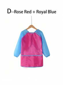 Multicolor Artist Grade Reverse Painting Apron Long Sleeve Waterproof Art Smock Adjustable Straps Studio Painting Protective Gear Stain Resistant Fabric Crafting Apparel Art Class Essentials