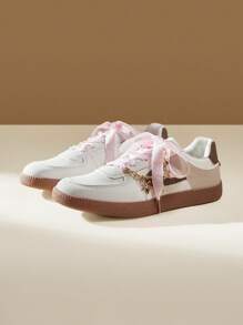 CUCCOO EASI 女士米色休闲时尚运动鞋