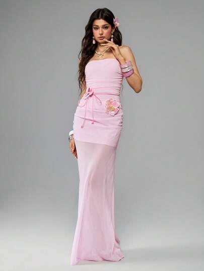 ROMWE Avant بادي نسائي مطبوع بطبعة زهرية من طراز Y2K