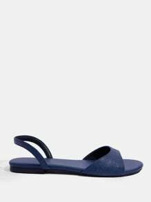 CUCCOO TILAWA Women Flat Sandals, Solid Color, Minimalist, Practical & Versatile