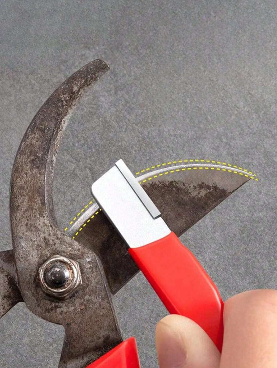 方便紧凑的磨刀器,适用于小型旅行狩猎刀磨刀器,弹簧磨刀器园艺剪刀好帮手,方便的便携式磨刀工具 - 彩色 - 查看 1