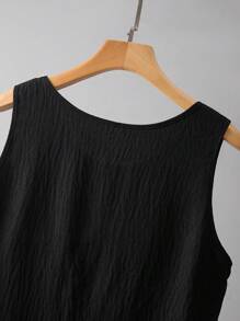Regalyn Conjunto de vacaciones de top tipo camiseta con volantes y falda para mujer de talla grande