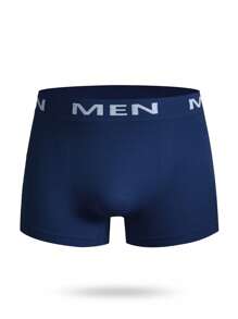 Men's Striped & Letter Print Fashion Boxer Briefs, Suitable For Daily Wear 6 Pcs, - Multicolor - View 22