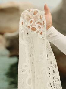 Anewsta Cubre-todo de verano para mujer de unicolor, con tirantes de espagueti, cuello redondo, sin mangas y con abertura