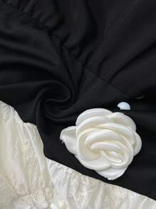 Elenzga Damen Große Größen Lässig locker sitzendes Kleid, chinesischer Urlaubsstil Kleid, geeignet für Party, Zusammenkunft, Ausflug, bequem vielseitig locker geschnitten, schlankheitsfördernd, modisch für Frühling Sommer, geeignet für St. Patrick's Day, Ostern, Valentinstag, Weihnachten, Erntedankfest