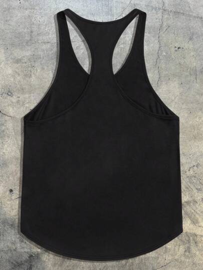 Guys Letter Graphic Tank Top