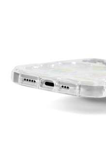 Pop Mart Azura X SHEIN Ốp lưng điện thoại di động họa tiết hoạt hình vui nhộn bền và thời trang - Thiết kế ốp lưng bảo vệ in, tương thích với iPhone - Trong sáng - Xem 5