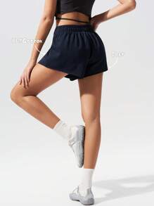 Fluxe 休闲纯色针织低腰宽松短裤