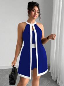 Elenzga Mono elegante y elegante de alta gama con combinación en negro y blanco - Multicolor - Ver 4