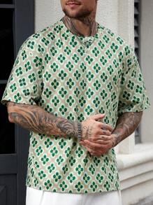 Manfinity RSRT Herren Allover Bedrucktes T-Shirt