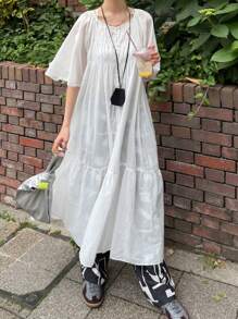 FRIFUL 女士棉麻风格休闲宽松纯色长衬衫，适合度假