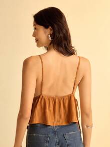 CAJUNI 流苏带装饰女式背心