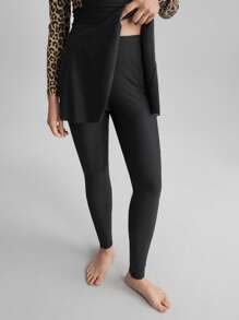 Ontre 女士秋季时装、独立日、女教师制服、度假装、女士泳装套装、长袖、长裤、泳衣、豹纹、女士泳装、夏季服装、沙滩装、2025年新品系列 - 棕色 - 查看 7