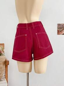 Soleia 女士宽松休闲纯色牛仔短裤，夏季，牛仔女郎，Y2k 女士，街头潮流女士，茶会短裤，七月四日女士，海滩度假，乡村音乐会，女士夏季，度假