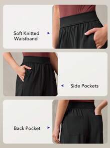 OutZeal 透气阔腿弹力七分裤度假休闲假日夏季