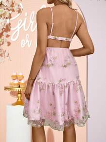 Loomaby Maternity Dress, Strap, Fashionable, Suitable For Summer