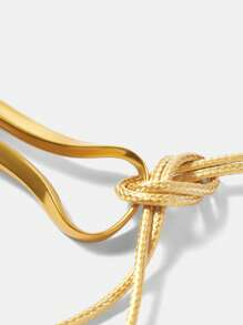 MOTF PREMIUM U-SHAPED BUCKLE KNOTTED WAIST BELT