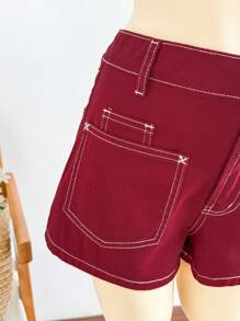 Soleia 女士宽松休闲纯色牛仔短裤，夏季，牛仔女郎，Y2k 女士，街头潮流女士，茶会短裤，七月四日女士，海滩度假，乡村音乐会，女士夏季，度假