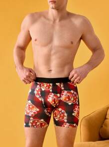 Quần lót boxer họa tiết hoạt hình Colorblock toàn thân cho nam - Nhiều màu - Xem 4