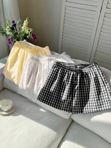 Comfortcana 多色梭织女式阔腿短裤