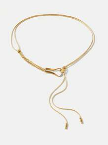 MOTF PREMIUM U-SHAPED BUCKLE KNOTTED WAIST BELT