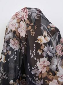 Miaspire 2 pièces/Set Veste à imprimé floral printemps/été et pantalon large à poches Tenue de loisirs pour vacances. Tenues d'enseignante pour femmes, tenues de sortie, tenue pour la fête des mères, cadeau pour maman