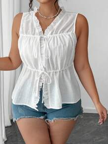 Elenzga Einfaches Kurzarmhemd in Große Größen, modisch für den Sommer