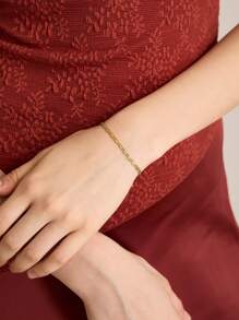MOTF PREMIUM BRAZALETE DE CADENA GEOMÉTRICA VINTAGE