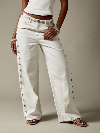 MISSGUIDED Snake Print Wide Leg Pants With Flared Bottom