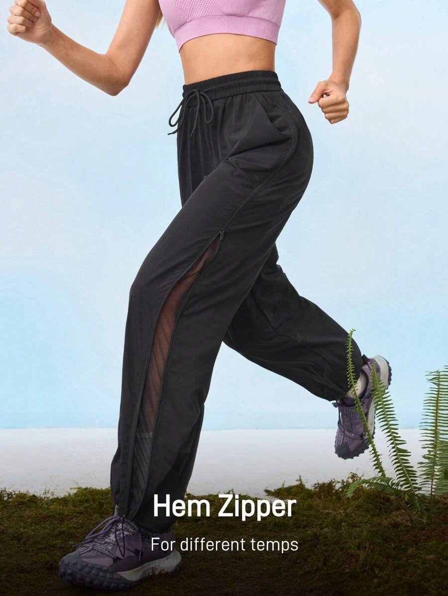 In My Nature Pantaloncini casual da donna con vita con cordino, in tinta unita, per attività all'aperto