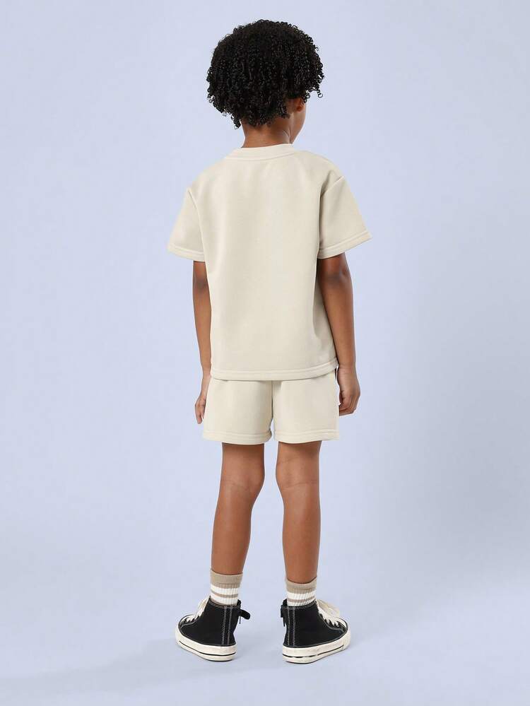 Soft Comfortable Two Piece T-Shirt Shorts Co-Ord