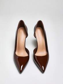 SHUZIA 尖头细高跟鞋，内开筒，女士办公室/工作鞋