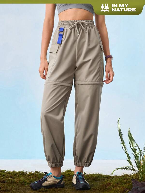 In My Nature In My Nature Pantalones largos desmontables de dos piezas para mujer para senderismo y acampada, adecuados para el transporte urbano