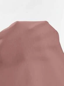 EMERY ROSE Women Plain Round Neck Toothpick Design Casual Summer Tank Top - Pink - View 7