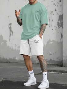 Manfinity Homme [1186 Black + 2555 Black] - J40269 Base Shirt - Wzh - Multicolor - View 1