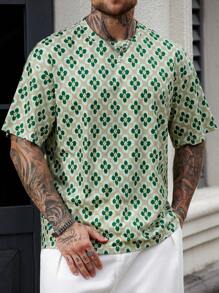 Manfinity RSRT Herren Allover Bedrucktes T-Shirt