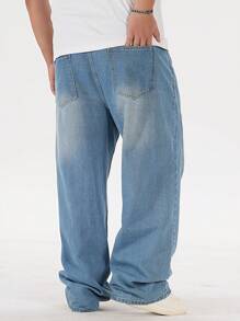 Manfinity Hypemode Jeans di moda in denim di taglia oversize, adatti per l'estate